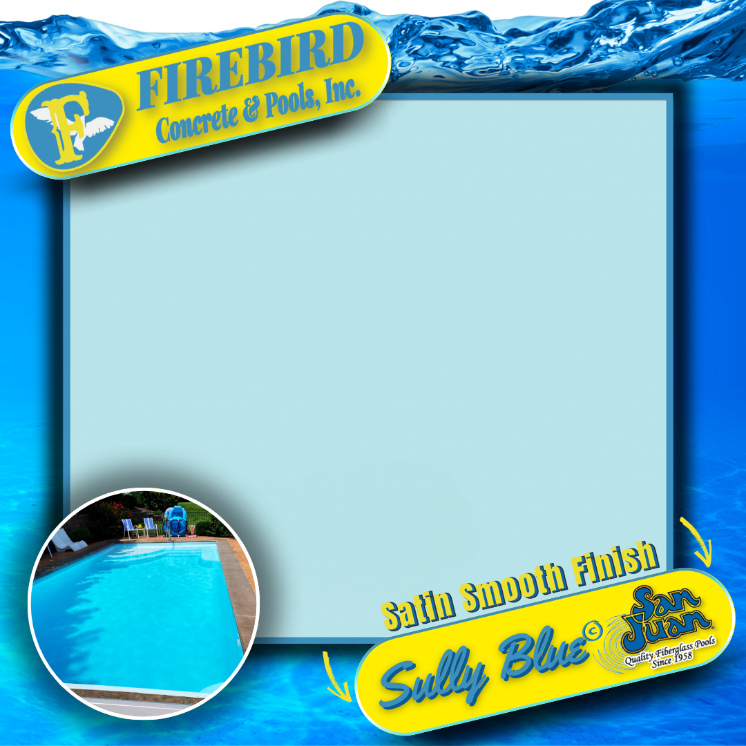 And example of a Sully Blue pool finish