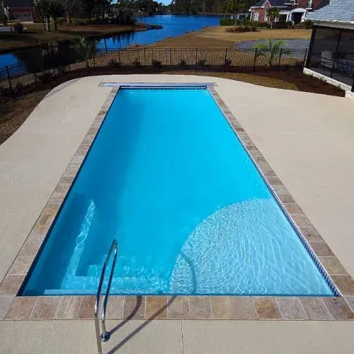 the great lakes pool with tanning ledge