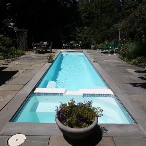 the marathon pool with spa