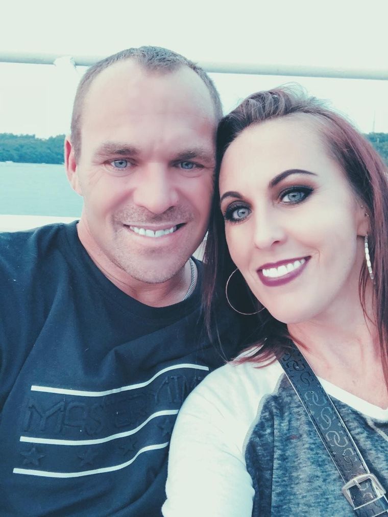 Kelley and Dustin, owners of Firebird Concrete and Pool, Inc.