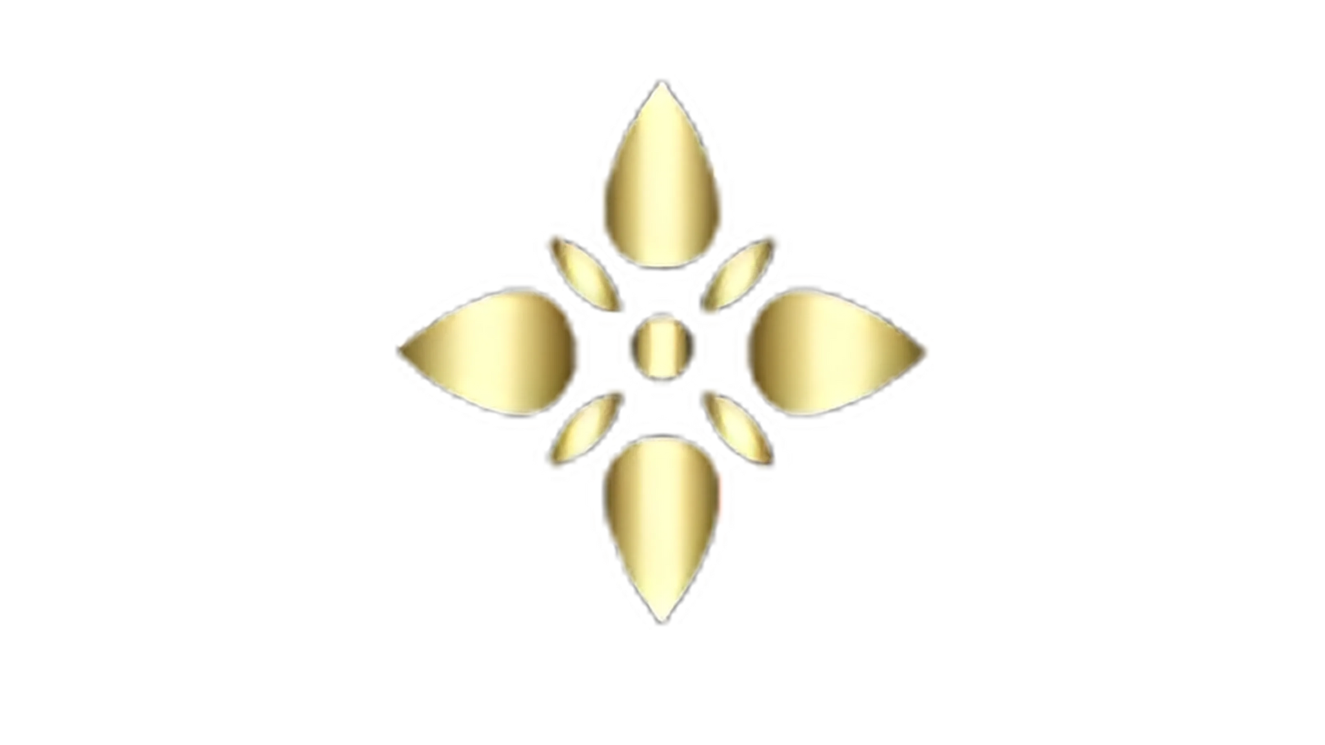 It looks like a gold flower with a white background.