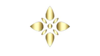 It looks like a gold flower with a white background.