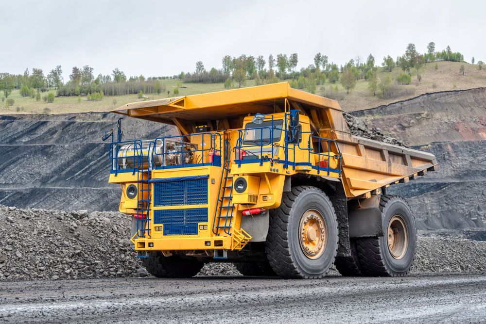 An earthmoving machinery mining vehicle in Illawarra