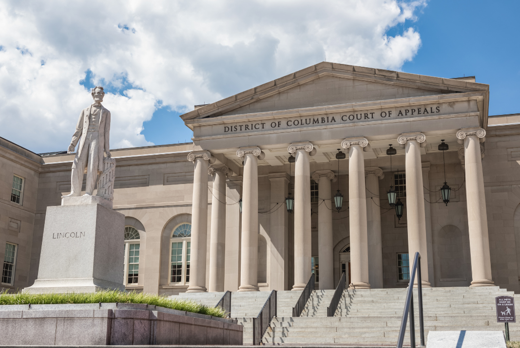 photo of District of Columbia Supreme Court building