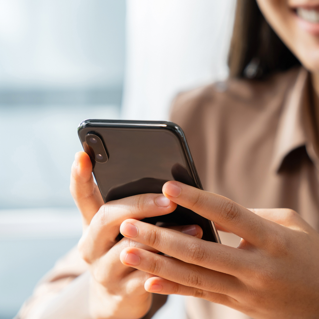 Woman on her phone