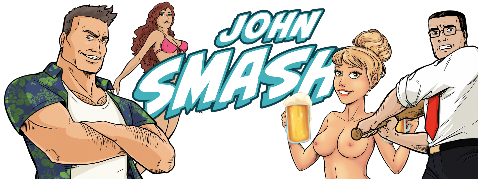 Captain Fox und John Smash mit sämtlichen Comicheften und Graphic Novels