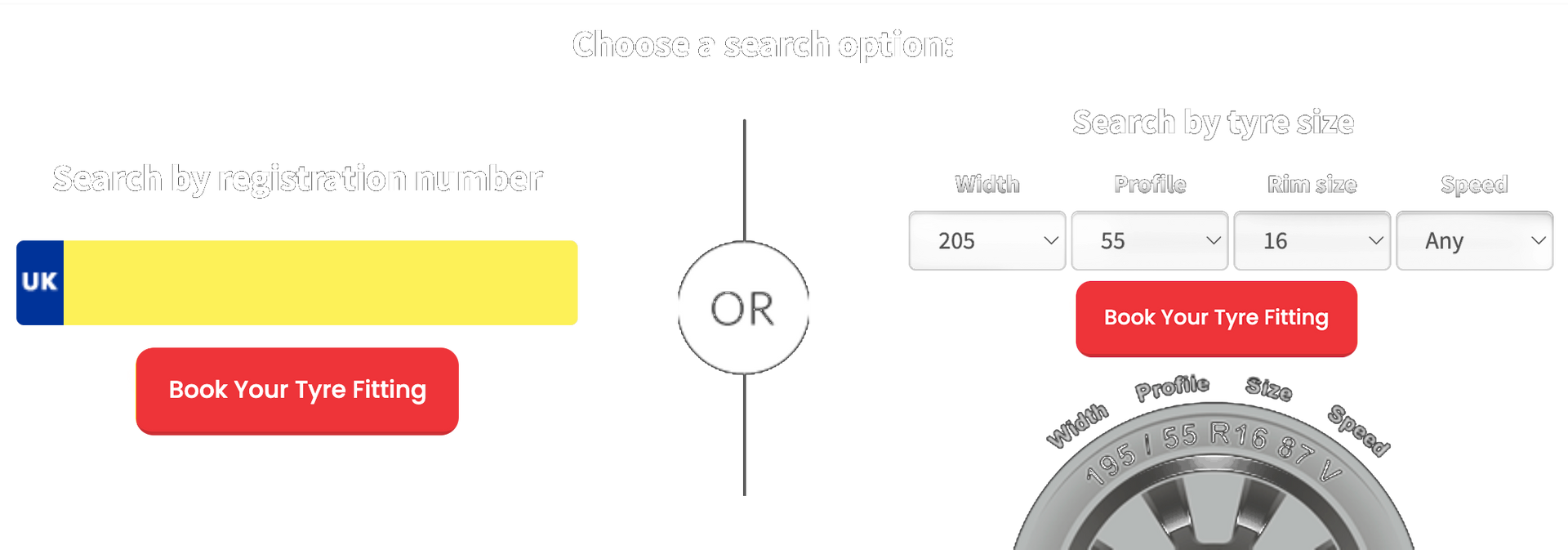 Two options to book tickets: By registration number or by date, time, and arrival.