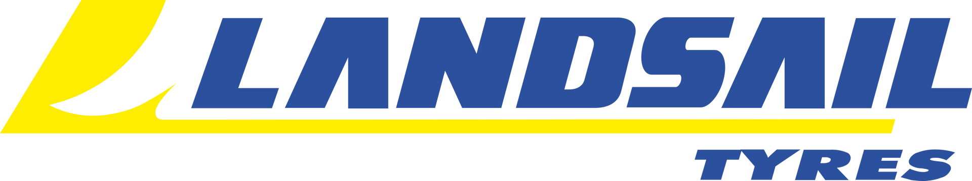 Landsail Tyres logo: Blue text 