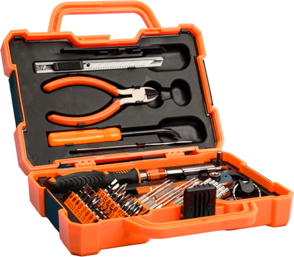 tool kit with the hand tools