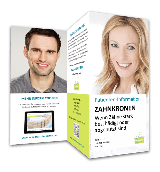 Flyer Zahnkronen