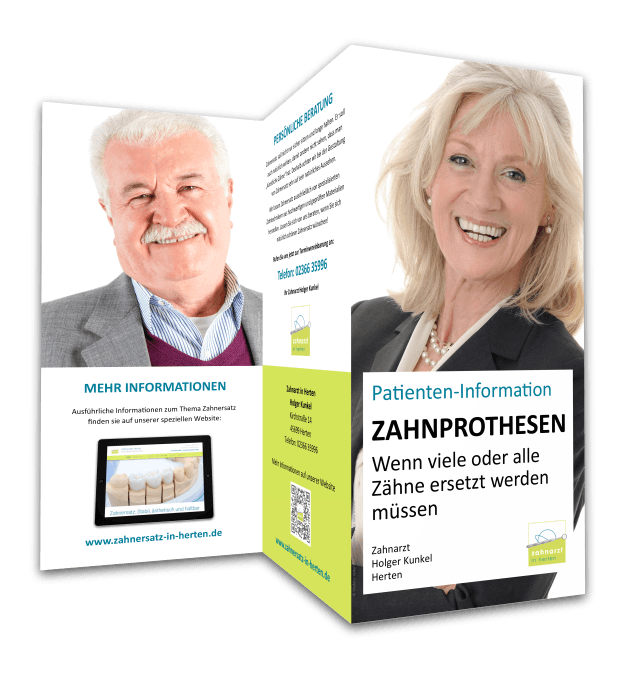 Flyer Zahnprothesen
