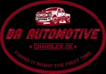 Logo for Demo Auto Repair: text with a gear icon, red and navy colors.