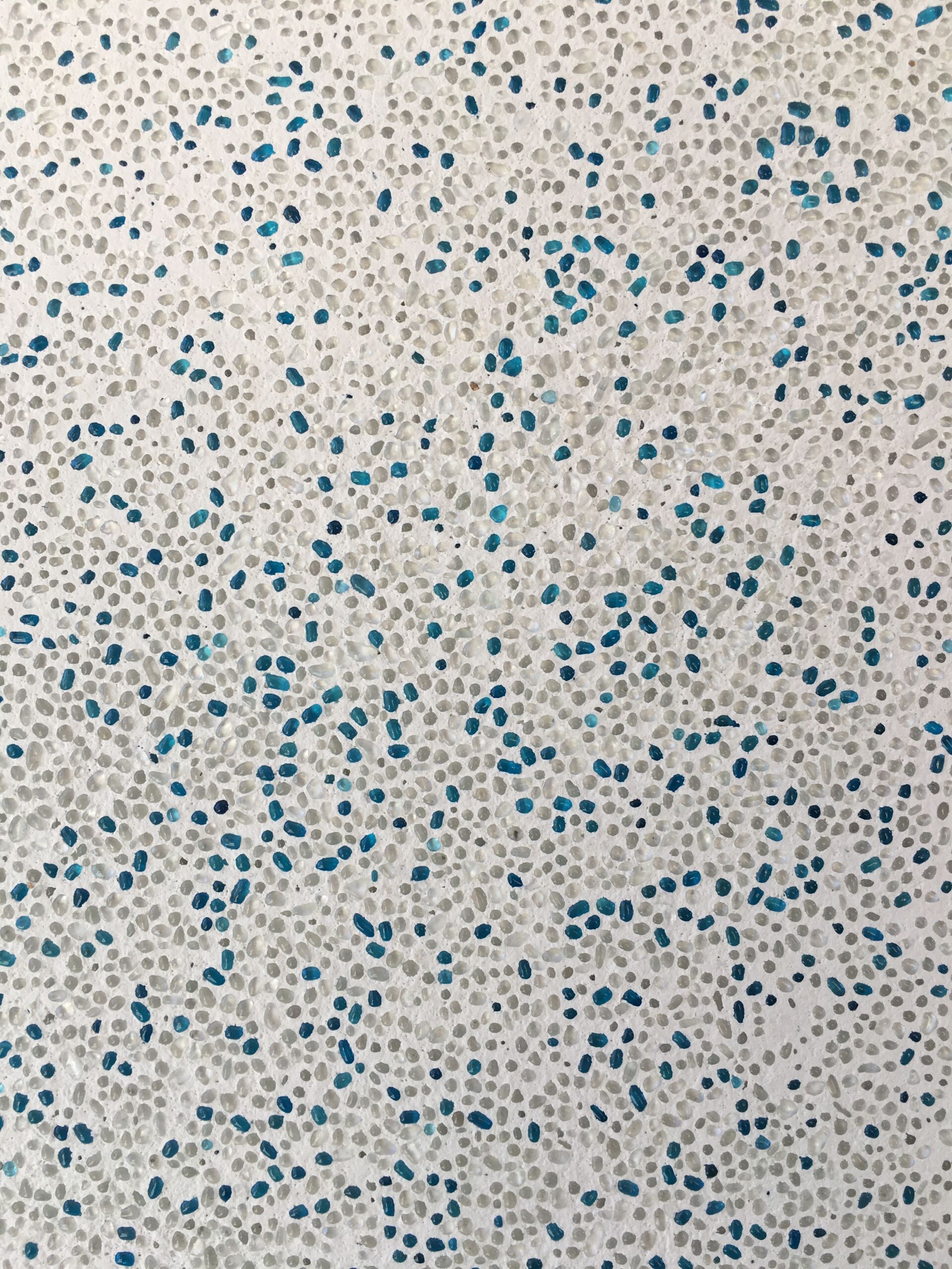 Blue and Grey Speckled Terrazzo-style Surface Pattern — Mad Pool Interiors and Renovations in Baringa, QLD