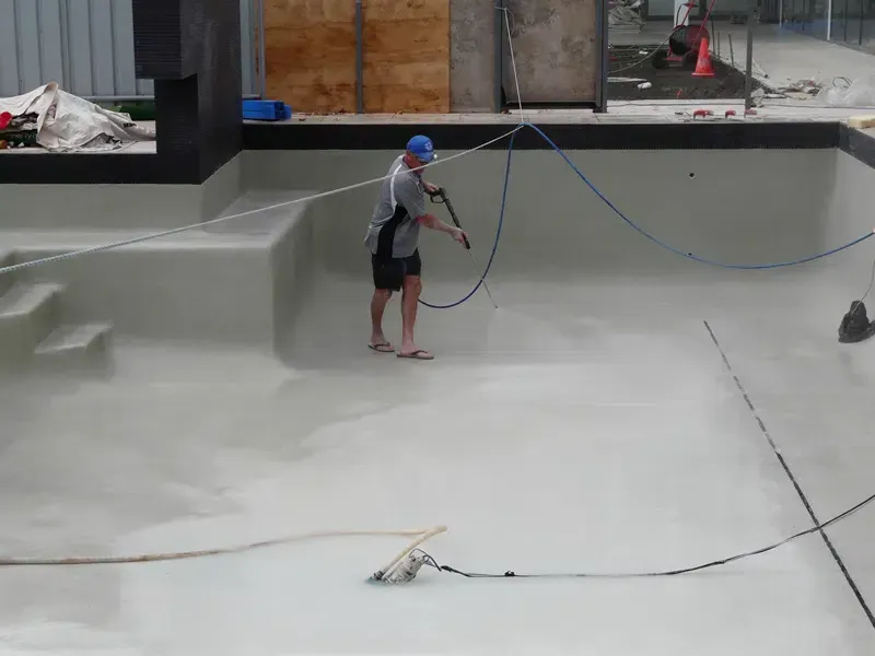 Application of Pebble Step 4 — Mad Pool Interiors and Renovations in Baringa, QLD