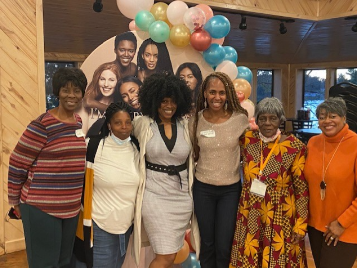 Jeannette Doddy, Mary Mims, MCC Project Coordinator Kami Redding-Hinton, Russ Powell, Margine Mims and Beverly Austin.