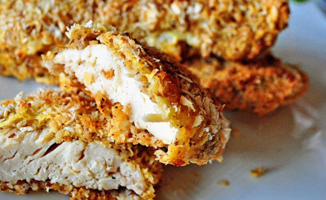 Crispy Almond-Coconut  Chicken