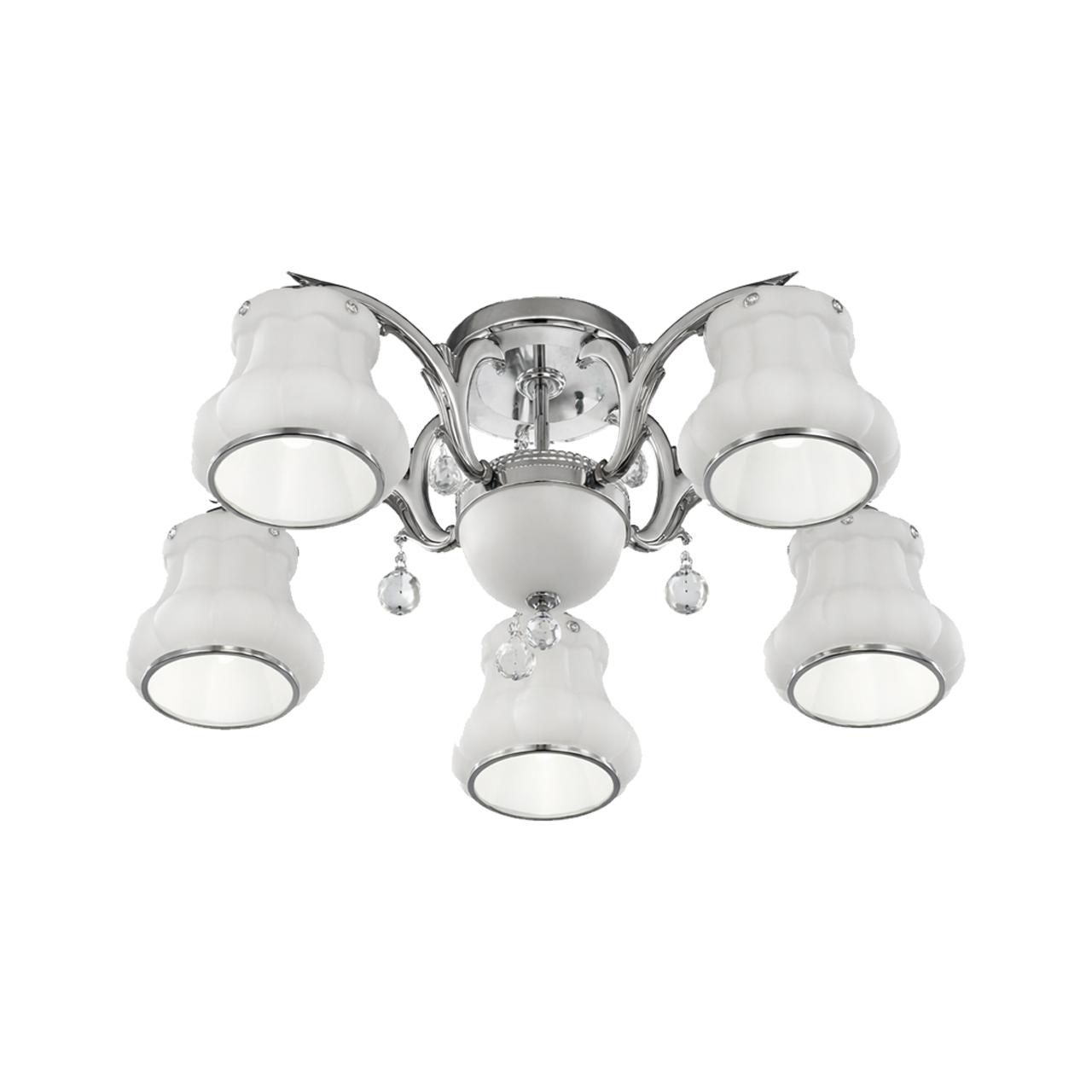 095/6717-5+1絡半吸頂燈 / E27×5+1