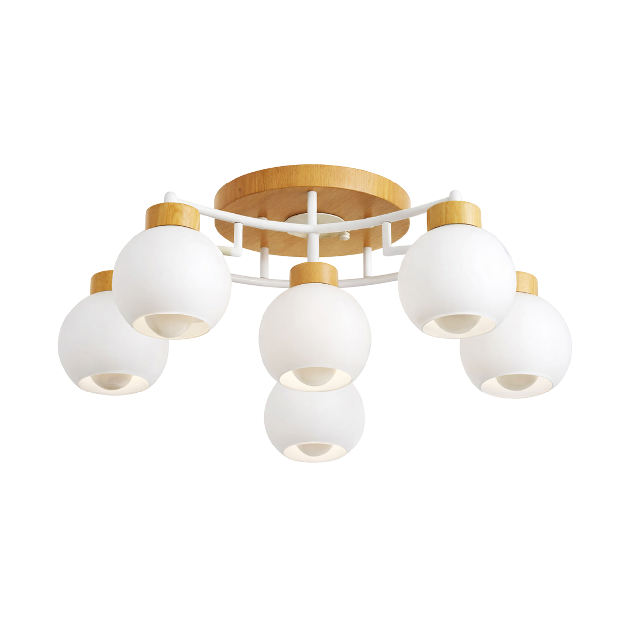 103/M801-5+1半吸頂燈 / E27×5+1