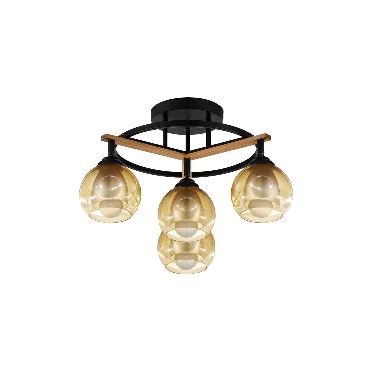 103/M827/4+1半吸頂燈 / E27×4+1