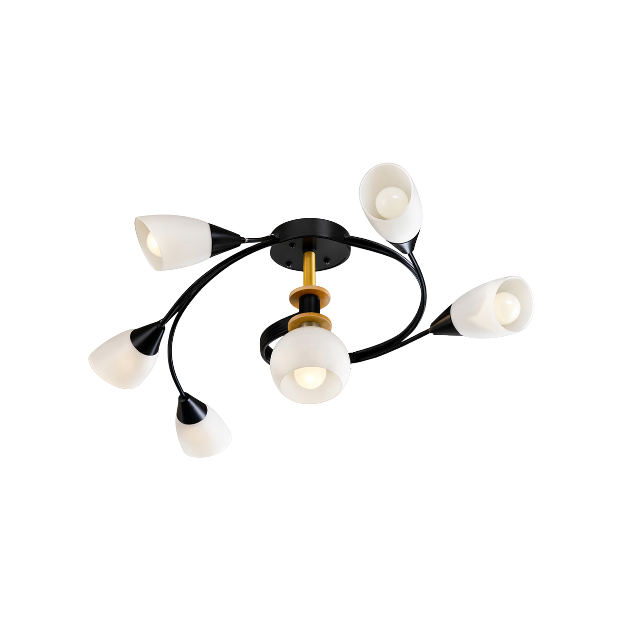 140/5015-5+1半吸頂燈 / E27×5+1