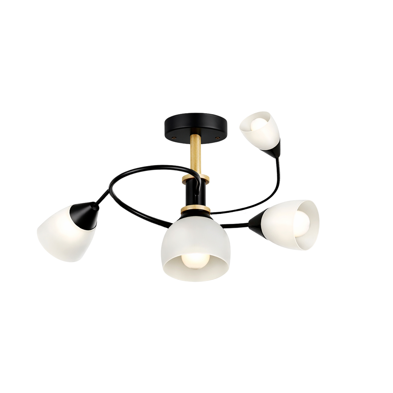 140/5016-3+1半吸頂燈 / E27×3+1