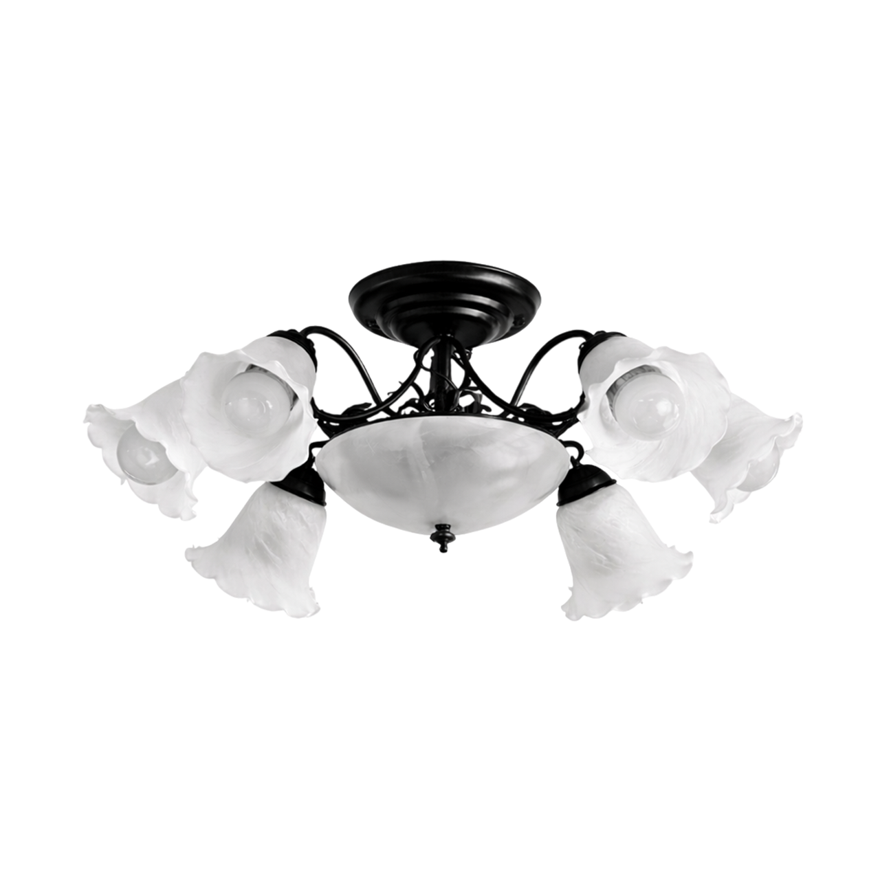 JS108-6半吸頂燈 / E27×6+E12×2