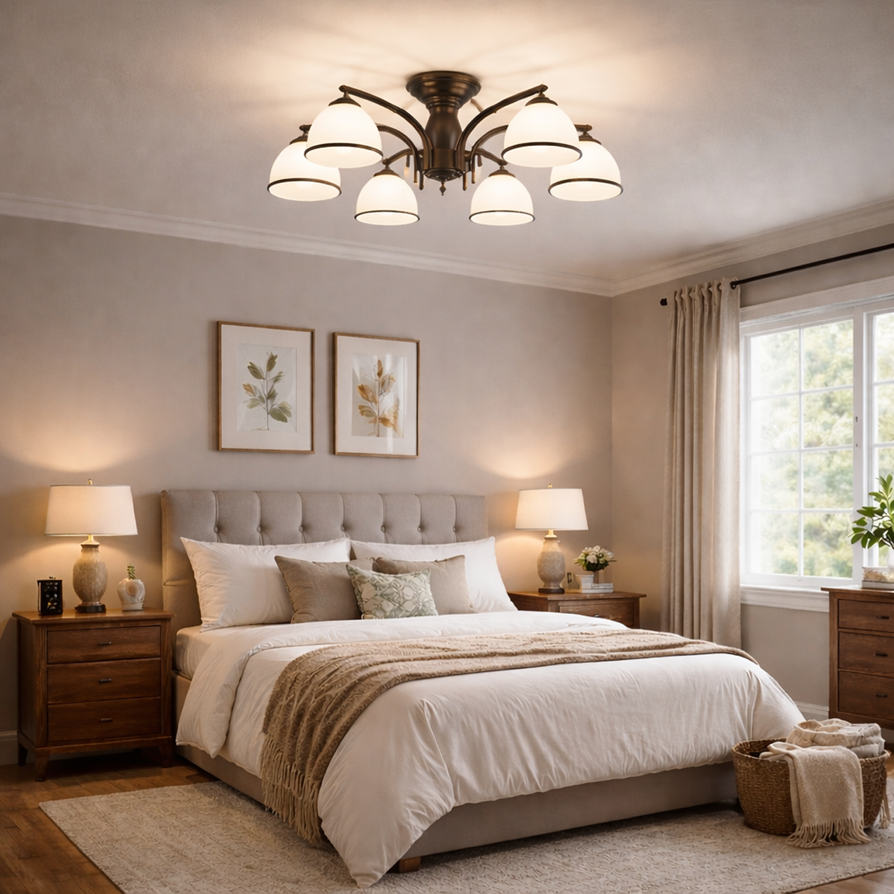 140/8015-6半吸頂燈 / E27×6