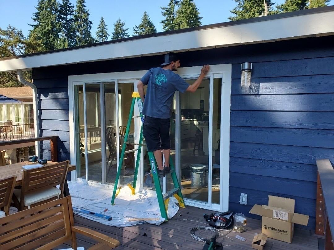 Installing Window — Auburn, WA — Cascade Handyman & Construction LLC