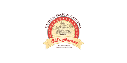 Logo for Old's Havana Cuban Bar & Cocina, a Cuban restaurant, with a vintage design.