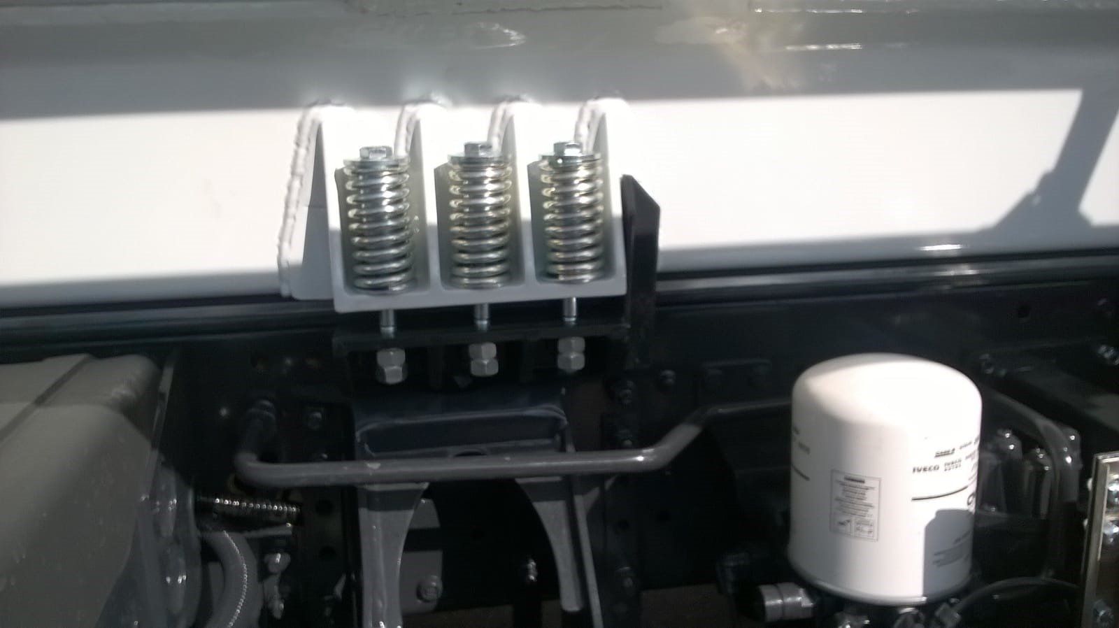 particolare di un camion