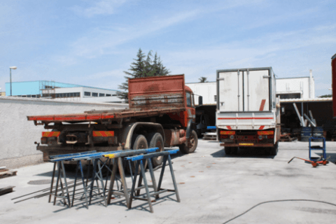 parco mezzi della ditta