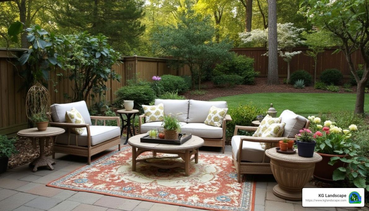 12x12 patio layout inspiration - 12x12 patio layout