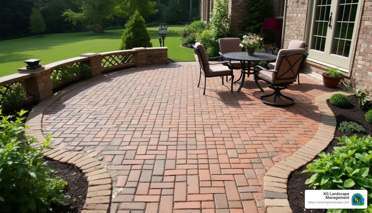 basket weave brick patio - basket weave brick patio