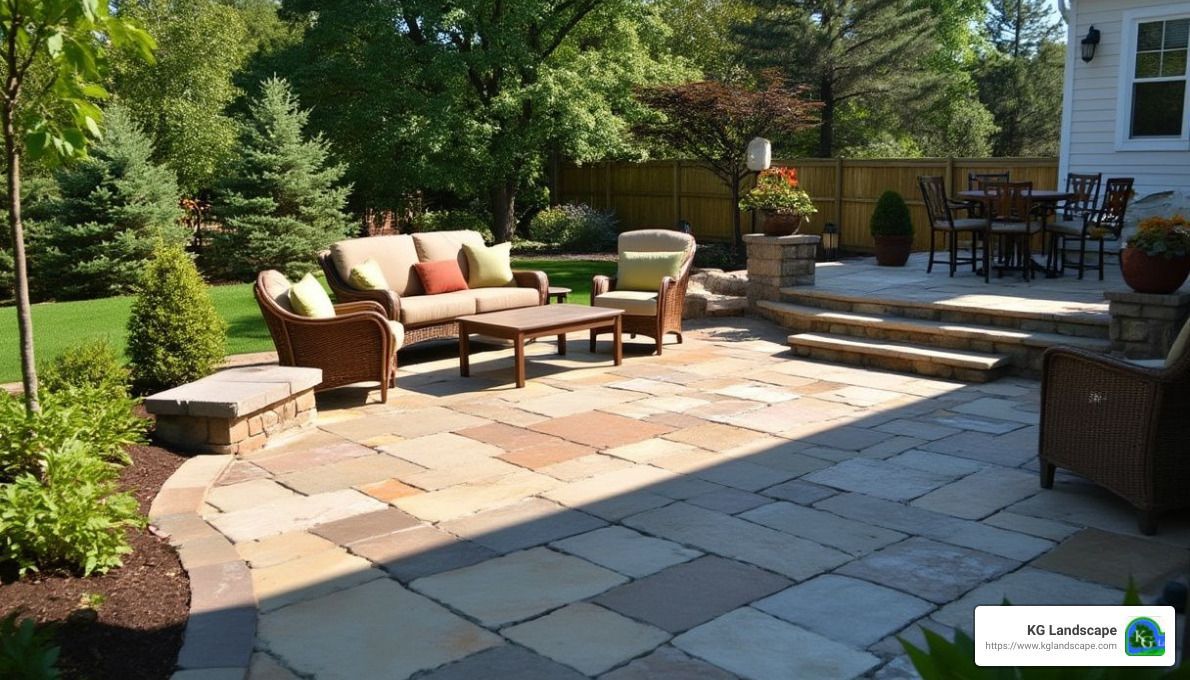 Flagstone Patio - flagstone patio installation near me