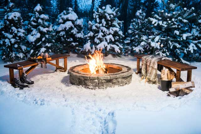 Year Round Atmosphere with a Fire Pit or Fire Table