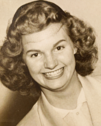 Lois Woodburn, pictured here in her youth, was buried at sea after her passing at age 85 in 2021. (Woodburn family)