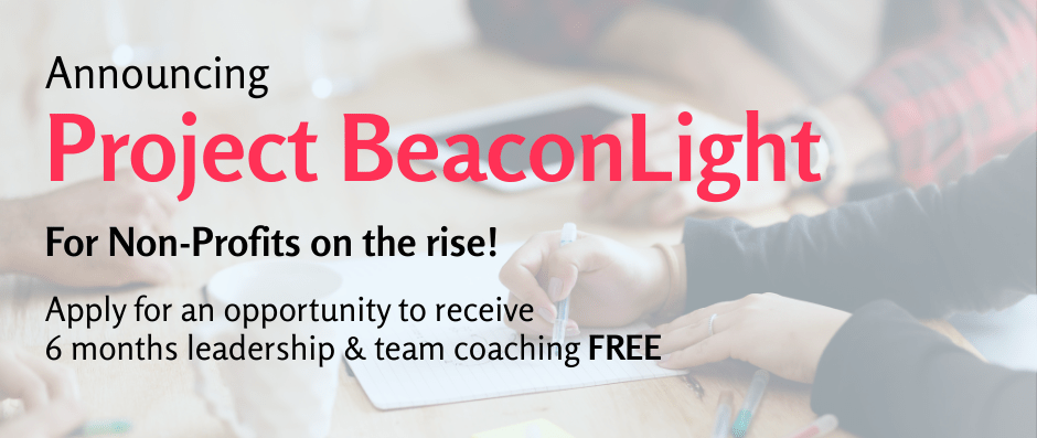 Project BeaconLight donated coaching for non-profit