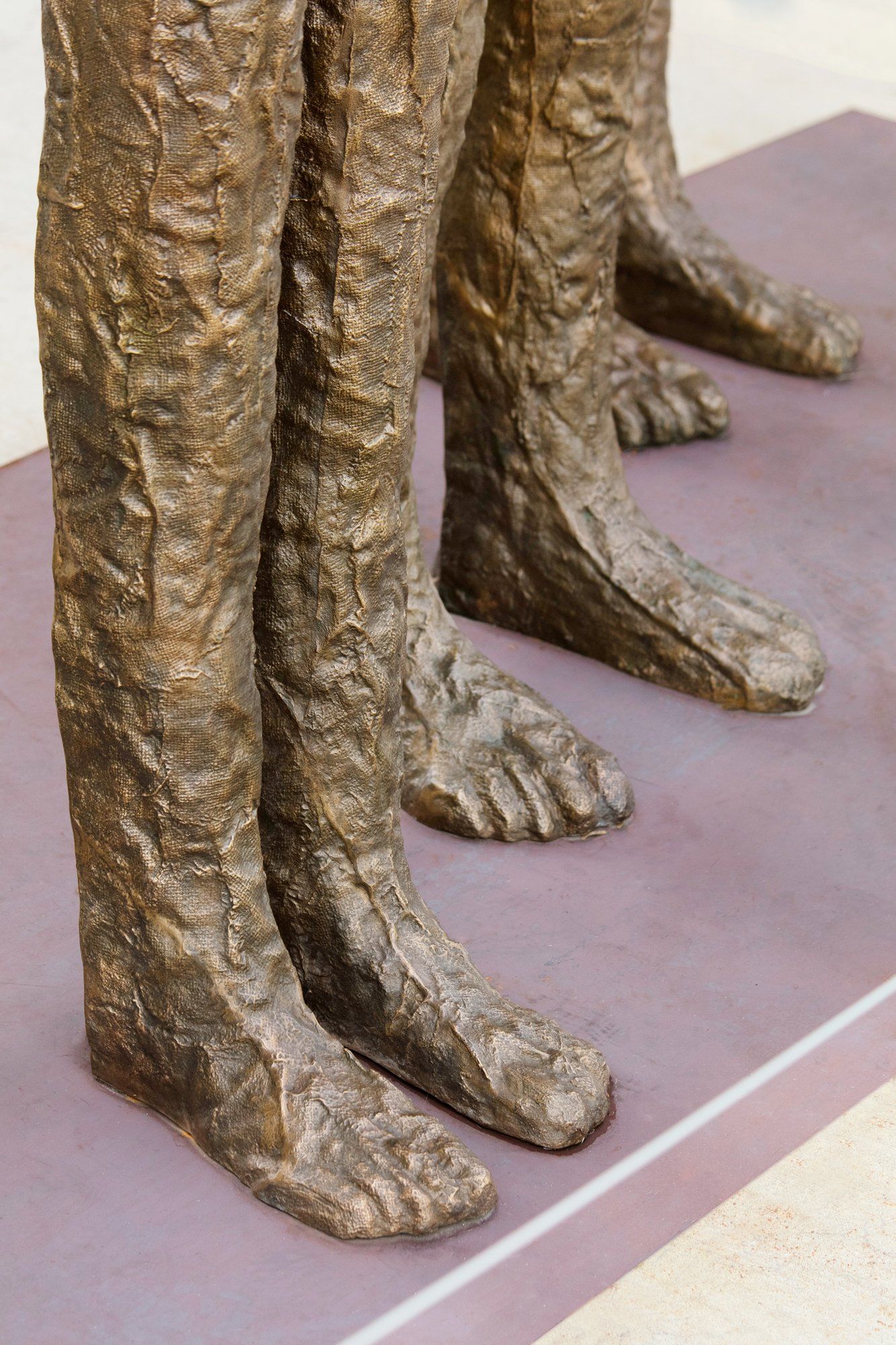 (detail) Magdalena Abakanowicz | The Group of Five | Sculpture Milwaukee 2018