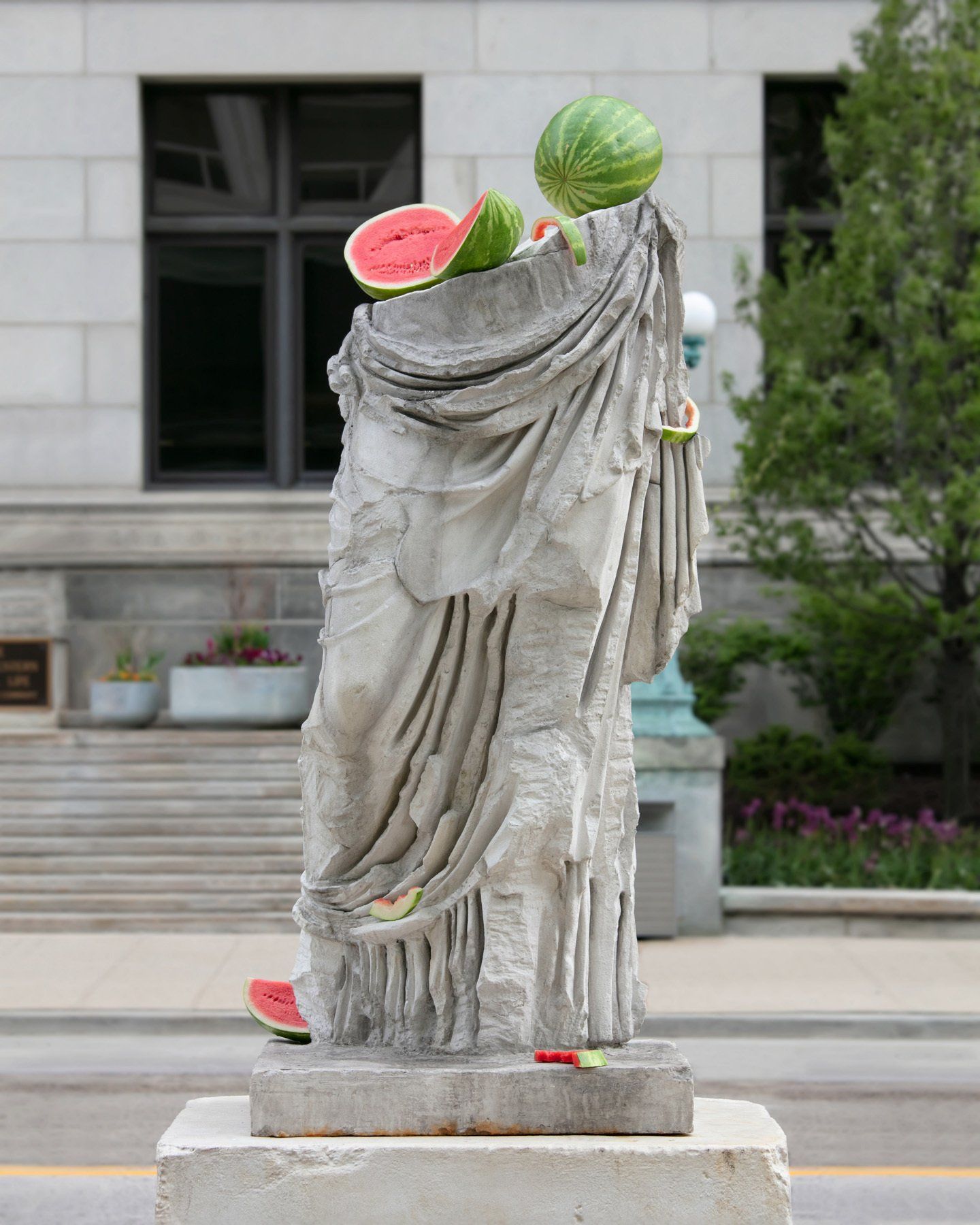 Tony Matelli, Hera (half), Sculpture Milwaukee 2019
