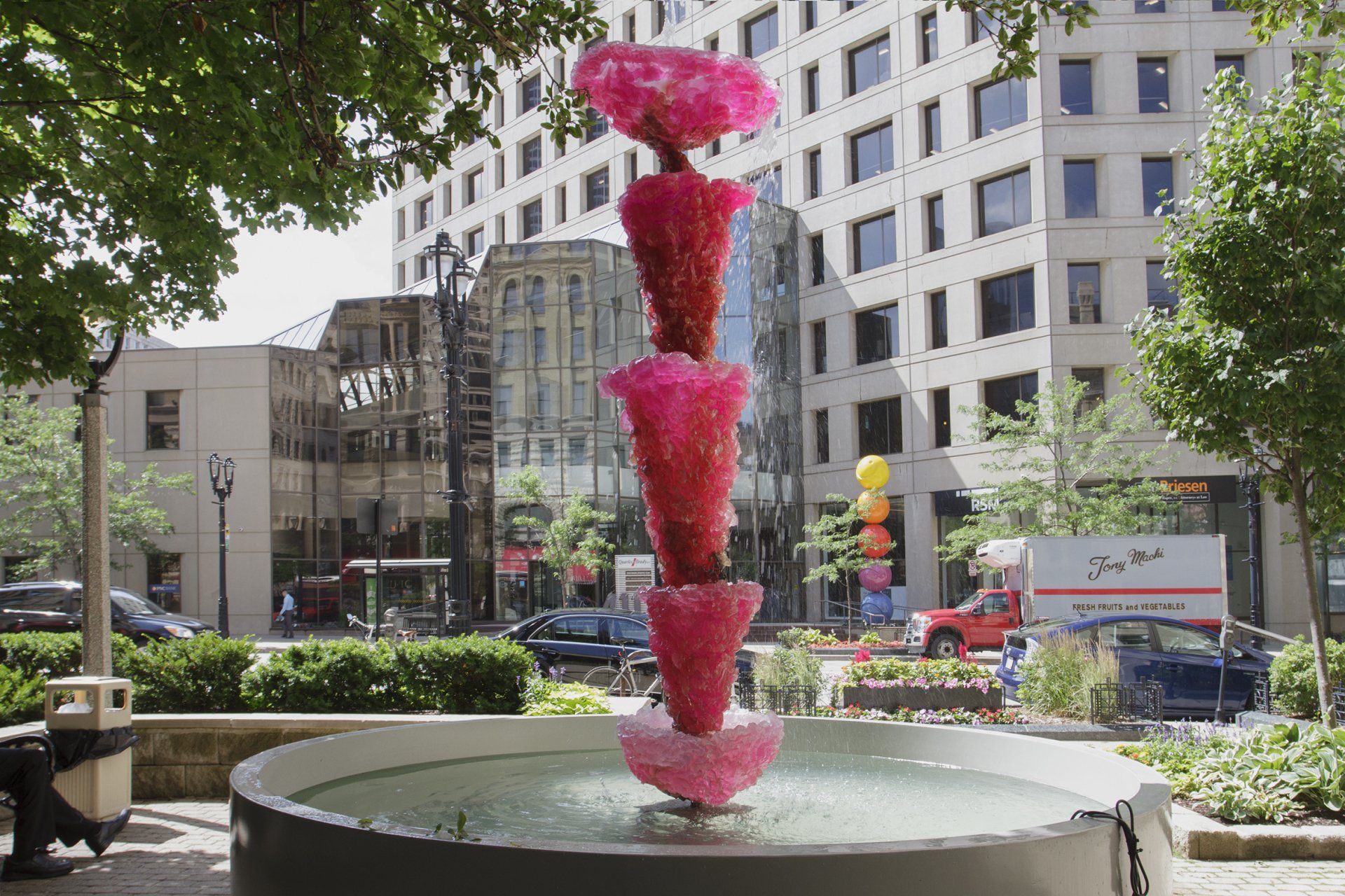 Lynda Benglis | Pink Lady (for Asha) | Sculpture Milwaukee 2017