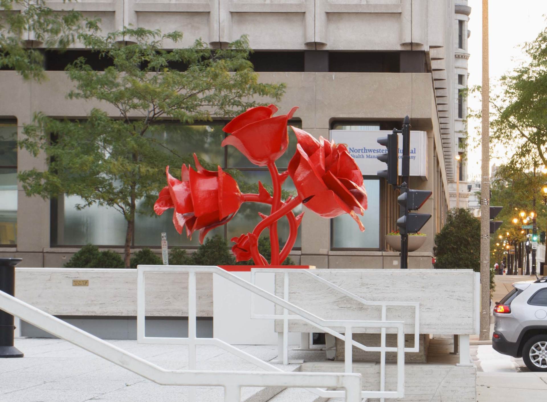 Will Ryman | Rose #2 (Icon Red) | 2011 | Sculpture Milwaukee 2017