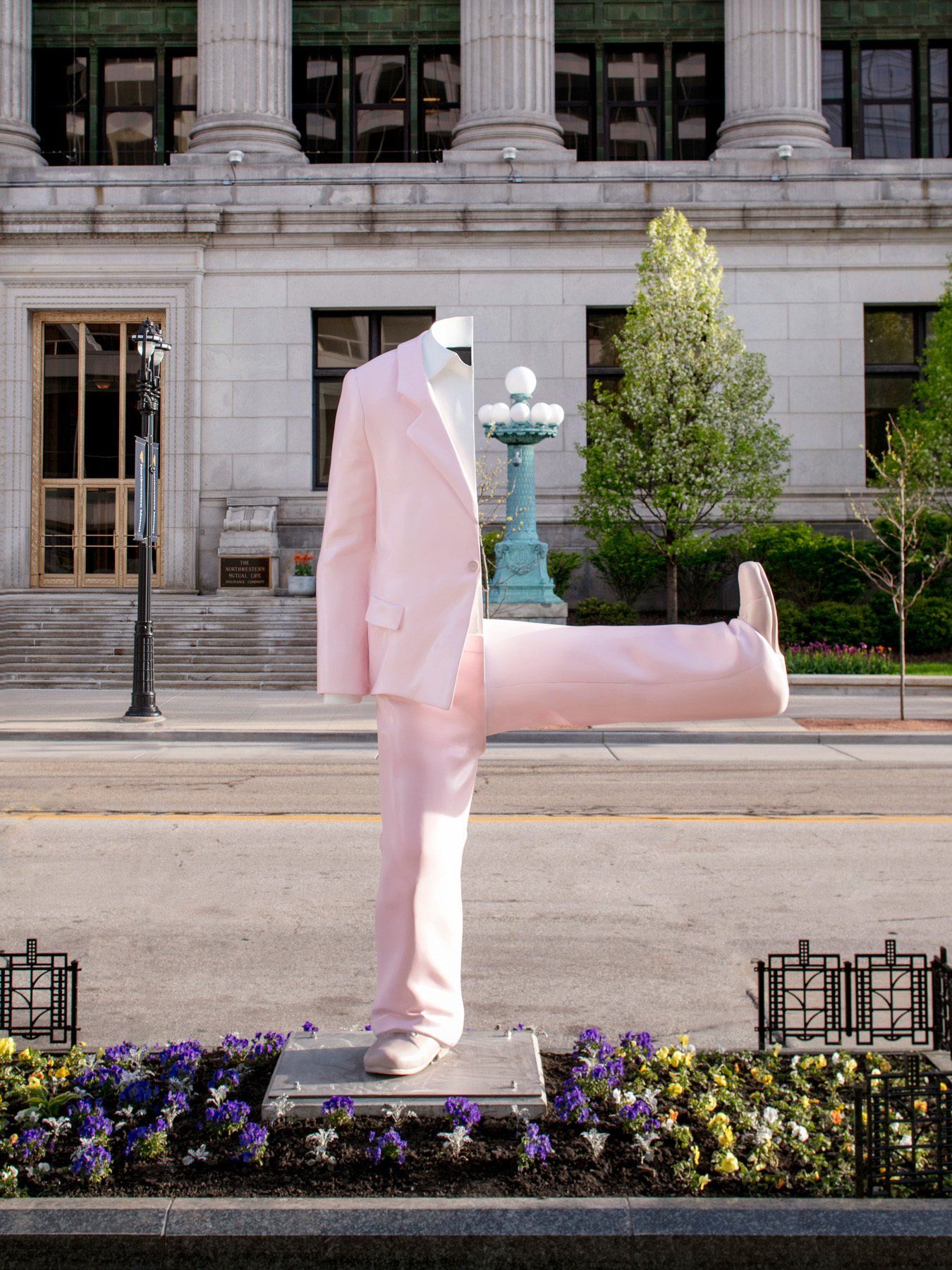 Erwin Wurm | Half Big Suit | Sculpture Milwaukee 2018