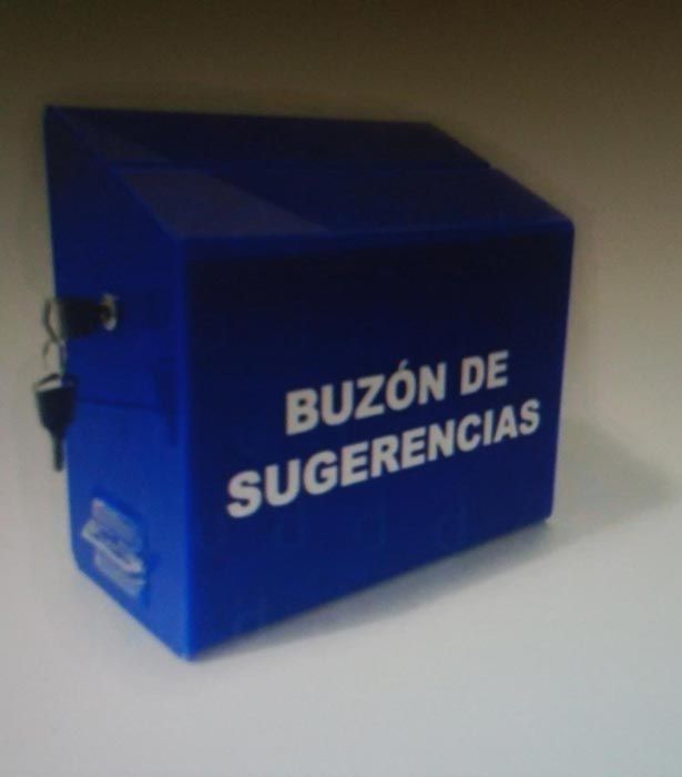 BUZÓN DE ACRÍLICO