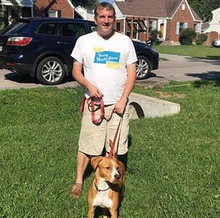 Dog Training — Man and His Trained Dog in Nashville, TN