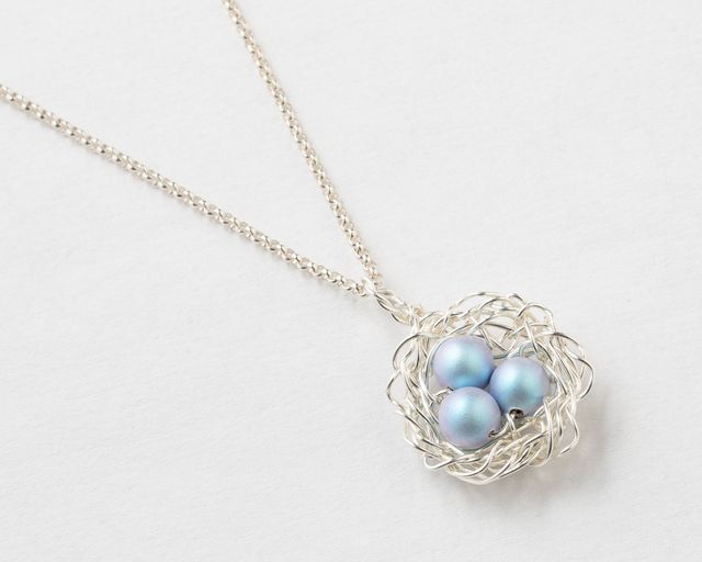 ★ENGBROX★ silver925 clara pearl necklace EBNL22005 Pearl and Cubic Zirconia Cluster Necklace | David's Bridal