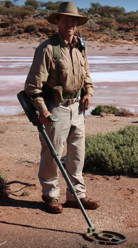 A Man Searching for Metals — Camping Store in Mackay, QLD