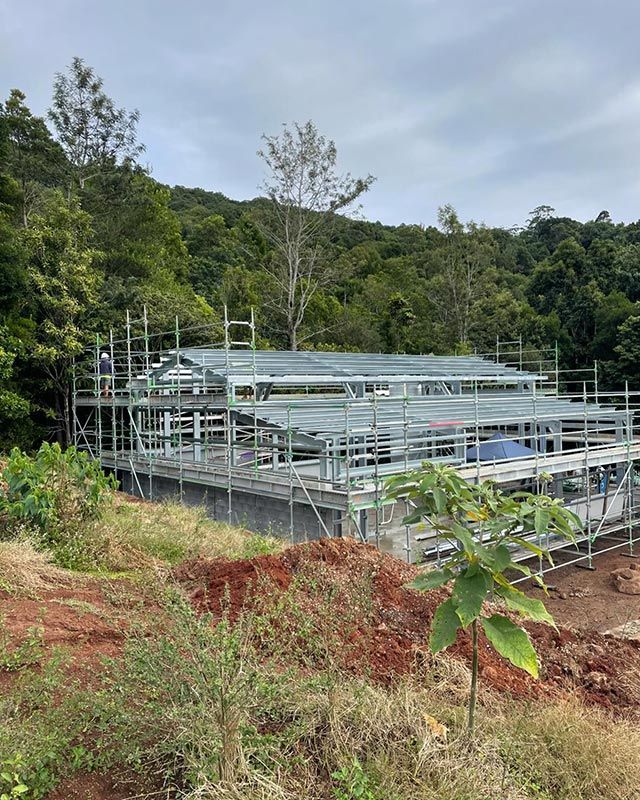 A Large Building is Being Built in the Middle of a Forest — RM Scaffolding Solutions in Yamba, NSW