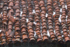Hail Damage on roof tiles