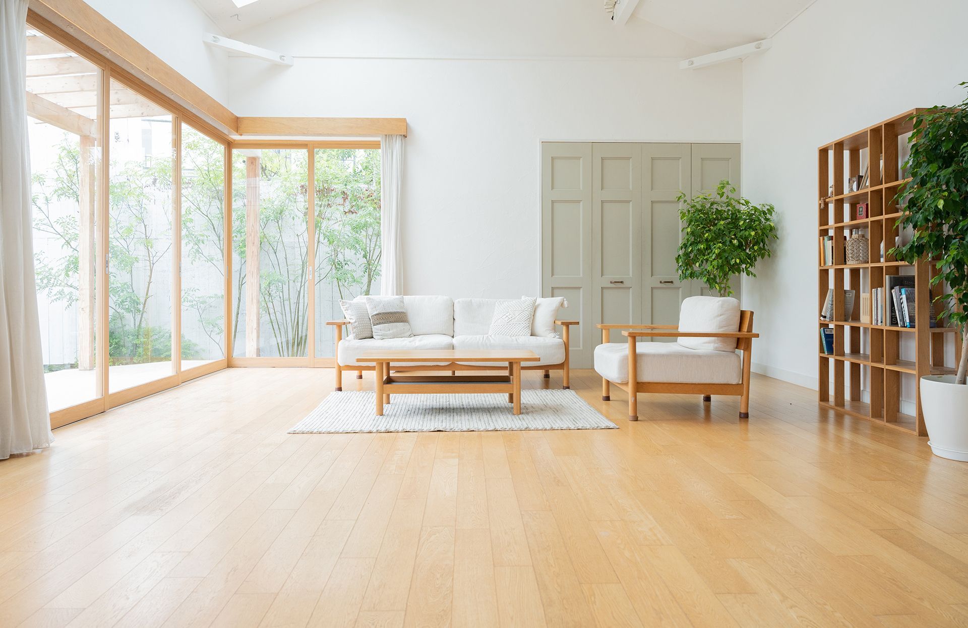 Living Room with A Couch and Chair