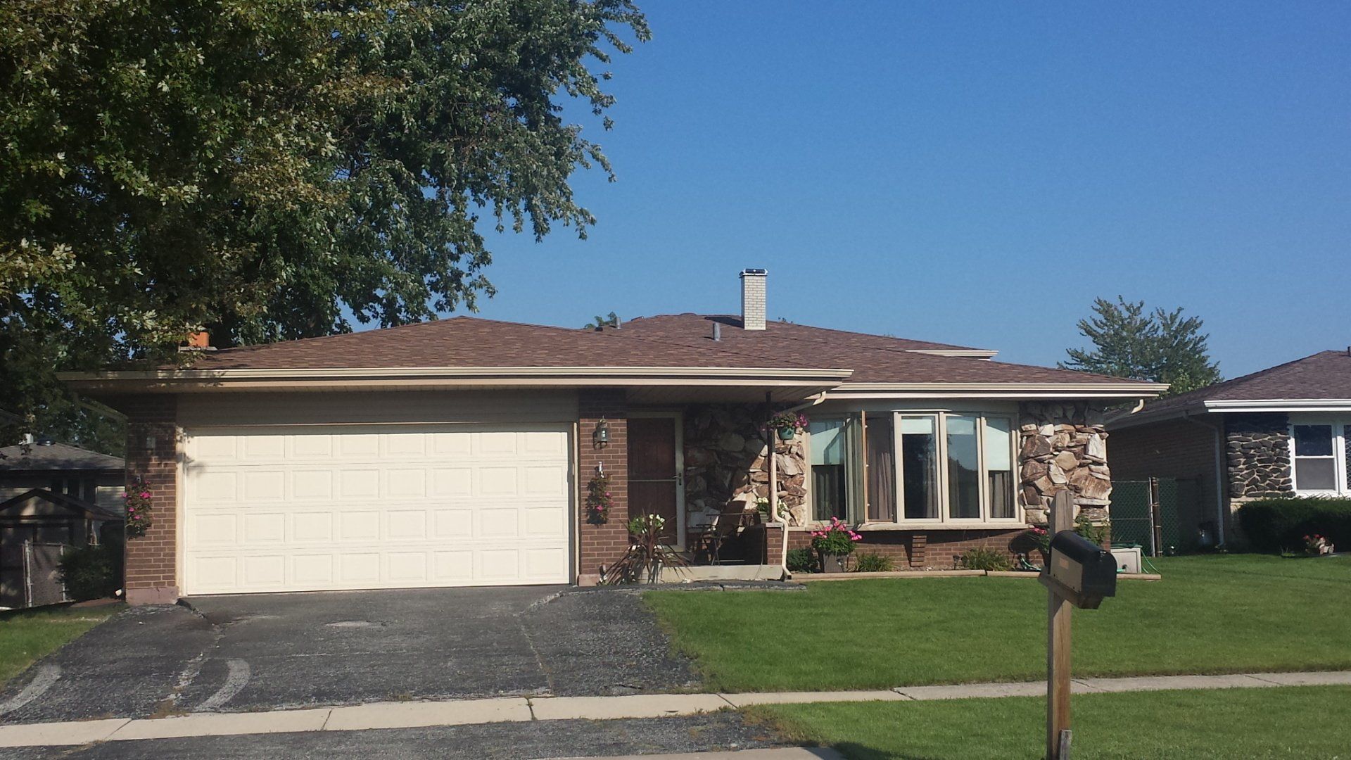 The roof was completed in the summer of 2014 in Oak Forest, IL